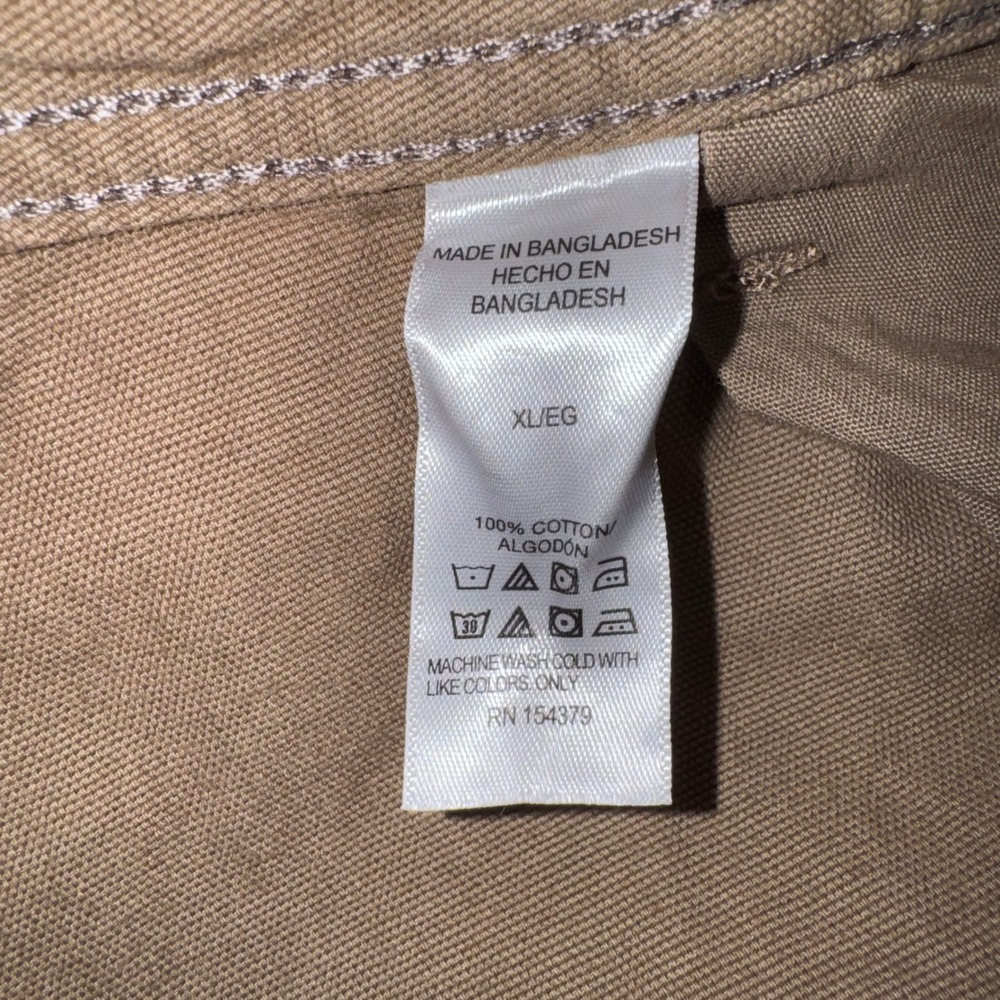 Aeropostale Carpenter Pant Mens Straight Leg Canvas Brown XL NEW - Picture 8 of 11